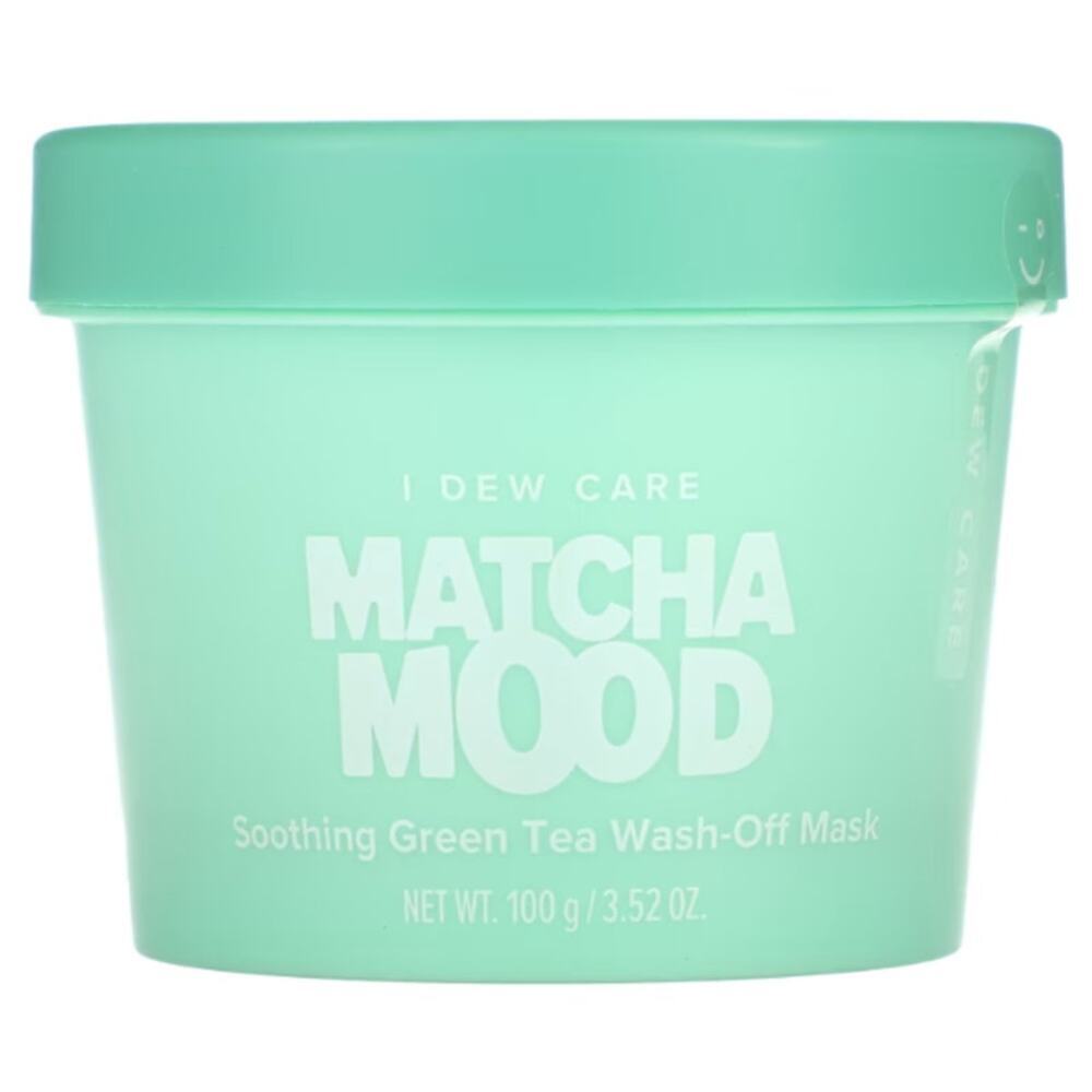 I Dew Care Matcha Mood Soothing Green Tea WashOff Facial Clay Mask 100g/ 3.52oz